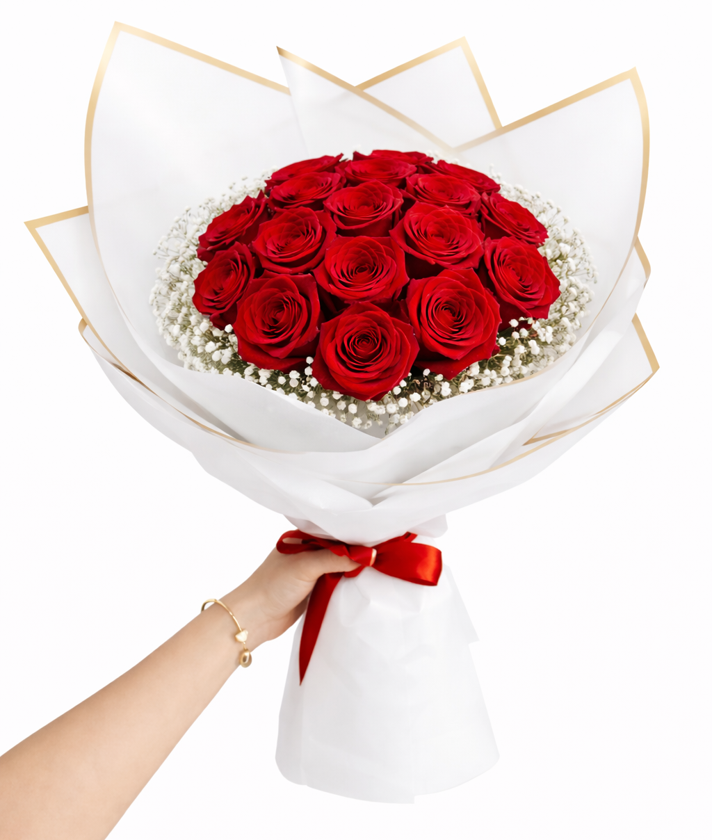 Ramo elise Ramo elise rosas rojas